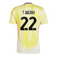 Juventus Timothy Weah #22 Fußballbekleidung Auswärtstrikot 2024-25 Kurzarm